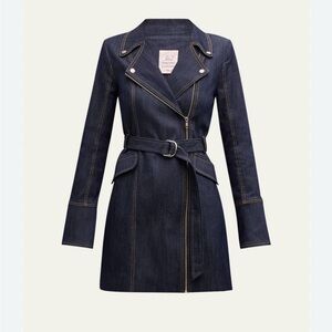 Cinq à Sept Evie Belted Denim Mini Dress